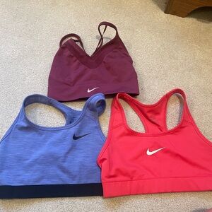 Nike Sports Bra small 3 pack